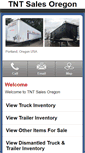 Mobile Screenshot of m.tntsalesoregon.com