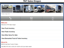 Tablet Screenshot of m.tntsalesoregon.com